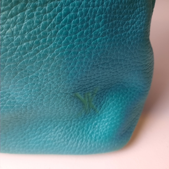 3 Interchangeable Straps KATIE KALSI Handpainted Leather Bucket Shoulder Bag - Picture 5 of 14